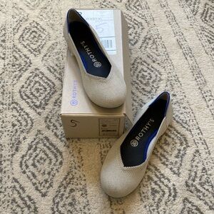 ROTHY’S The Flat Flax Birdseye 7.5 Worn Once